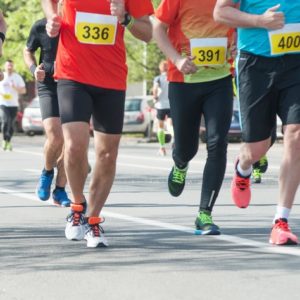 Runners in a race